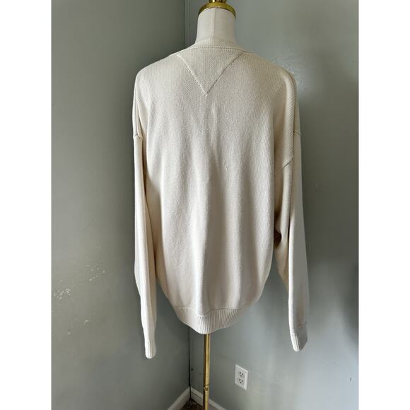 Woods & Gray Mens Sweater Cardigan Large Blue Knit Grandpa Outdoors VINTAGE - Picture 6 of 10